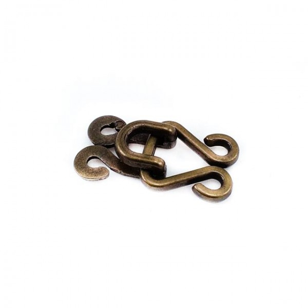 Frog fastening - 20 mm hook-and-eye fastener E 1762