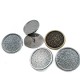 Coat and Jacket Coat Button 25 mm 40 L Transparent Enameled Button B 23