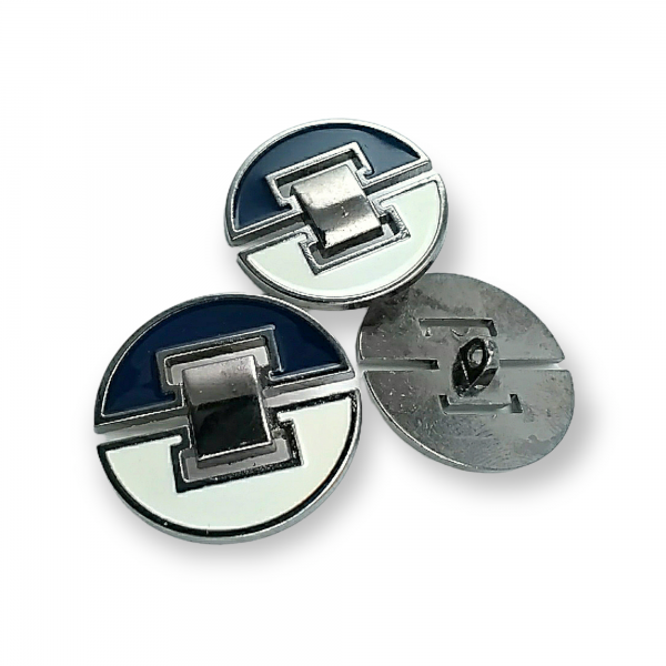 Enamel Coat and Leather Coat Button 30 mm - 48 L B 58