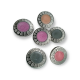 Enamel Shank Button 27 mm - 48 L  Zamak Metal Edge Pattern B 75