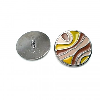 Coat and Outdoor Wear Button Metal Color Combination 28 mm 44 L B 83 MN V1