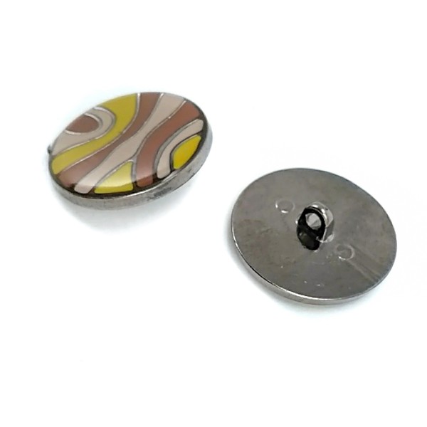 Kaban ve Mont Düğmesi Metal Renk Kombinli  28 mm 44 Boy B 83 MN V2