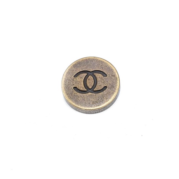 Metal Ayaklı Düğme Logolu 24 mm - 39 boy E 1136
