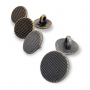 Shank Button Waffle Pattern 11 mm 18 L E 1344