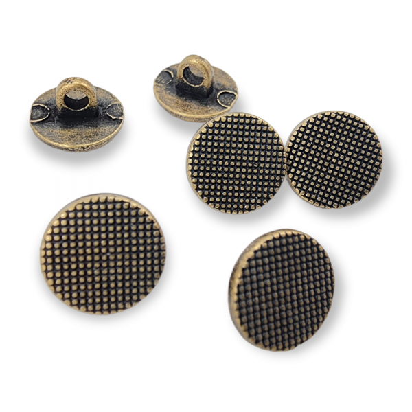 Shank Button Waffle Pattern 11 mm 18 L E 1344