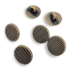 Shank Button Waffle Pattern 11 mm 18 L E 1344