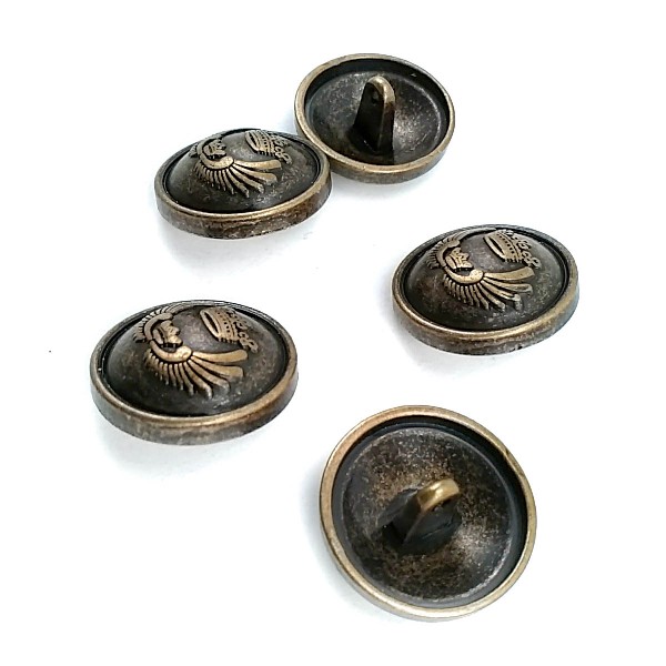 Coat and Jacket Button Crown and Wing Pattern 23 mm - 36 L  E 1653