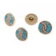 Blouse Shirt Button Enameled Sewing Button 12 mm - 20 L E 1685 MN V1