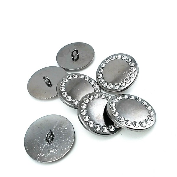 Rhinestone Shank Buttons for Jackets 25 mm 42 L E 187