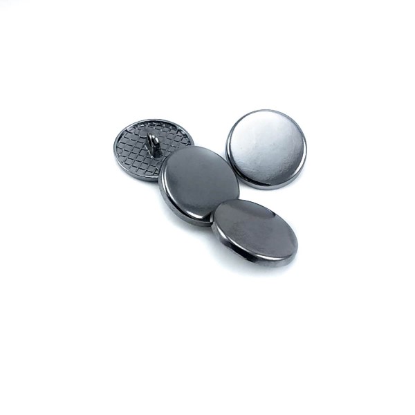 20 mm - 33 boy Blazer Ceket ve Dış Giyim Düğmesi - Düz Metal Ayaklı Düğme E 1892