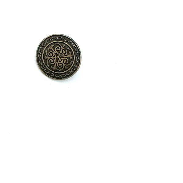 Shank Button 15 mm - 24 L Patterned Cufflinks - Blouse Button E 19