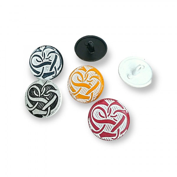 Decorative Metal Shank Button 20 mm - 31 L E 212 MC