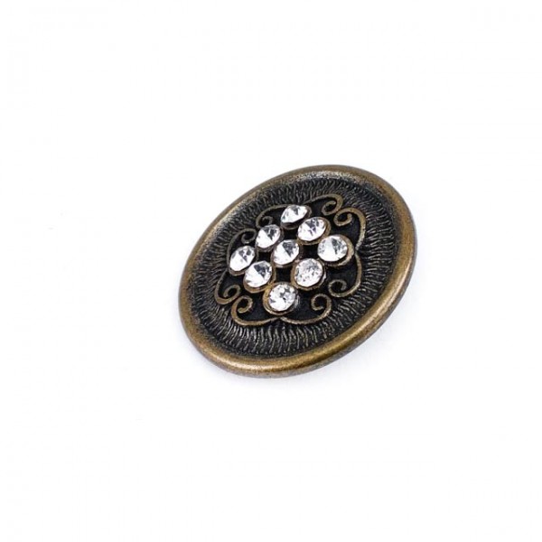 Coat and Jacket Button Large Rhinestone Button 27 mm - 44 L E 561