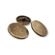 Flat Coin Shape Metal Shank Button 34 mm - 54 L E 716