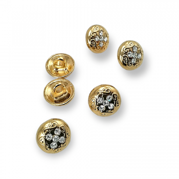 Blouse Buttons 11 mm - 18 L Rhinestone Buttons E 792