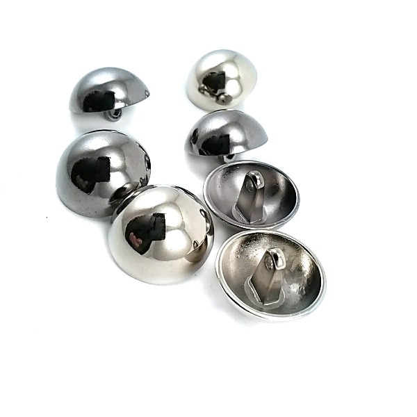 Half Ball Button Shank Metal Button 19 mm 31 L E 86