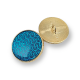 Enameled Shank Button 23 mm - 36 size Aesthetic Coat and Coat Button E 892