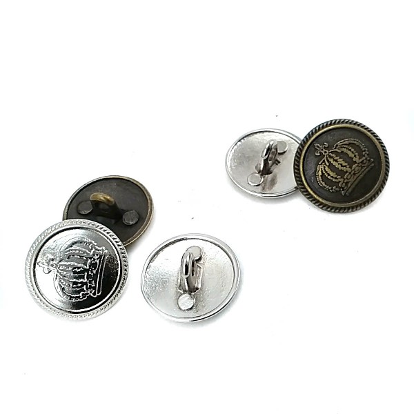 Shank Button 17 mm - 28 L Crown Logo E 980