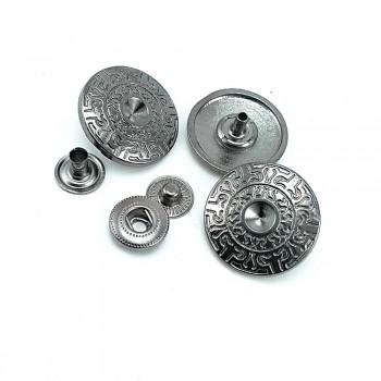 Rhinestone Snap Fasteners Button for Coat 23 mm 36 L B 48