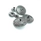 Rhinestone Snap Fasteners Button for Coat 23 mm 36 L B 48