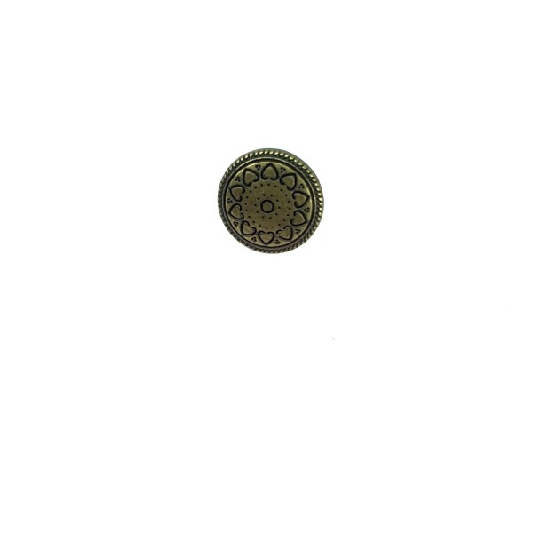 Kalp Motifli Çıt çıt Düğme 12 mm - 18 boy E 1180