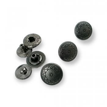 Heart Pattern Snap fasteners for Clothes 12 mm - 18 L  E 1180