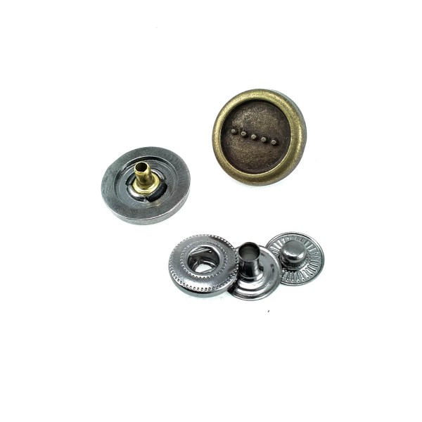 Snap Fasteners Button Dotted Design 17 mm - 28 L E 1201