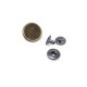 Flat Coin Shape Snap Fasteners Button 20 mm 32 L E 1261