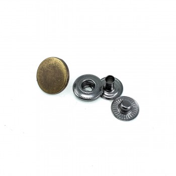 Flat Coin Type Snap Button 15 mm 24 L E 1387