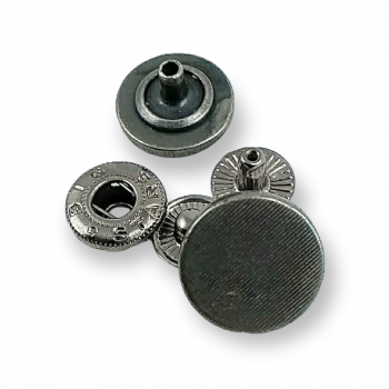 Snap Fasteners Thin Line Pattern Coat Snap Button 15 mm 24 L E 1404