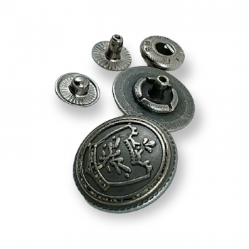 Çıtçıt Düğme Taç Logolu 19 mm 30 boy E 1448 V1