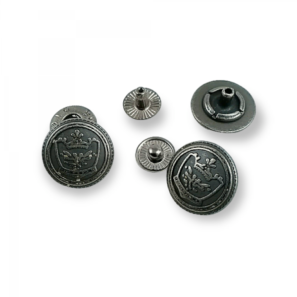 Çıtçıt Düğme Taç Logolu 17 mm 27 boy E 1449