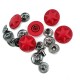 Metal Star Design Snap Fasteners Button Matte Paint 17 mm - 27 L E 1482 MN