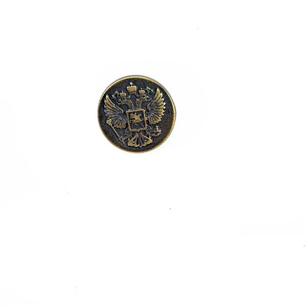 Logo Desenli Çıtçıt Düğme 17 mm - 27 boy E 1492