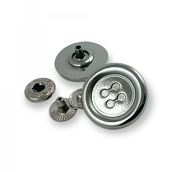 Delikli Düğme Tasarımlı Çıtçıt Düğme 22 mm - 34 boy E 1504
