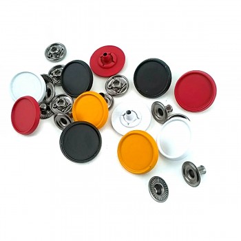 Enameled Snap Fasteners Button 17 mm - 27 L E 1593