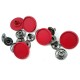 Enameled Snap Fasteners Button 17 mm - 27 L E 1593