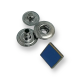 Enamel Snap Fastener Button 10 x 10 mm Square Shape Coat and Jacket Snaps Button E 1624