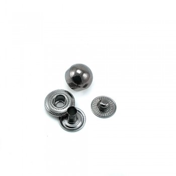 Ball Shape Snap Fasteners Button 11 mm 18 L E 1739
