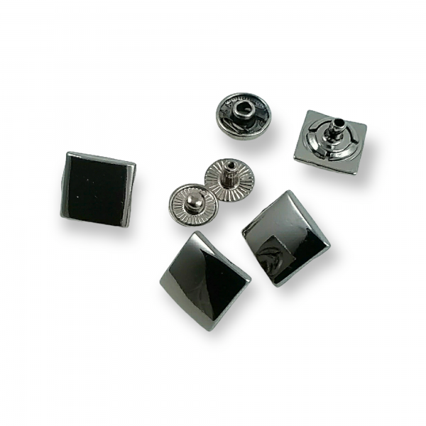 Coat Snap Fasteners  Square Snap Button 13 x 13 mm E 182