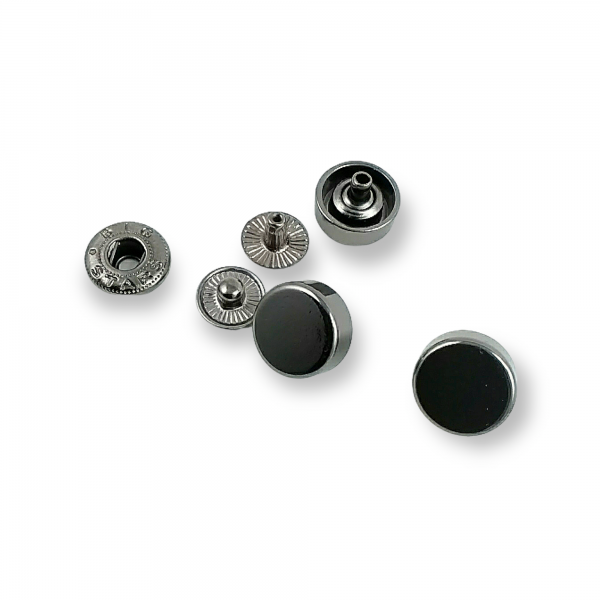 Flat Shape Snap Fasteners Button 11 mm 20 L E 1857