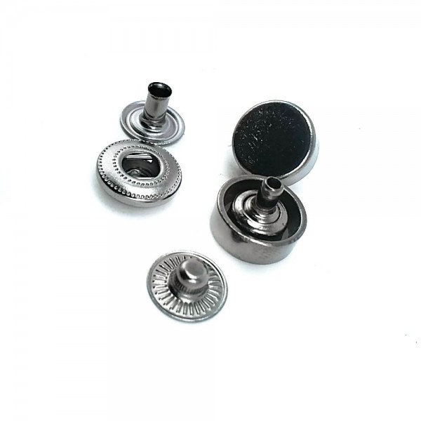 Flat Shape Snap Fasteners Button 11 mm 20 L E 1857