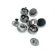 Flat Shape Snap Fasteners Button 11 mm 20 L E 1857