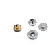 Flat Coin Shape Enameled Snap Fasteners Button 10 mm - 15 L E 1876