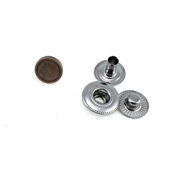 Flat Enamel Snap Fasteners Button 9 mm - 14 L E 1877