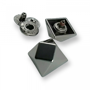 Square Shape Snap Fasteners Button 16 x 16 mm E 1897