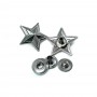 Star Shaped Snap Fasteners Button 20 mm - 32 L E 1904