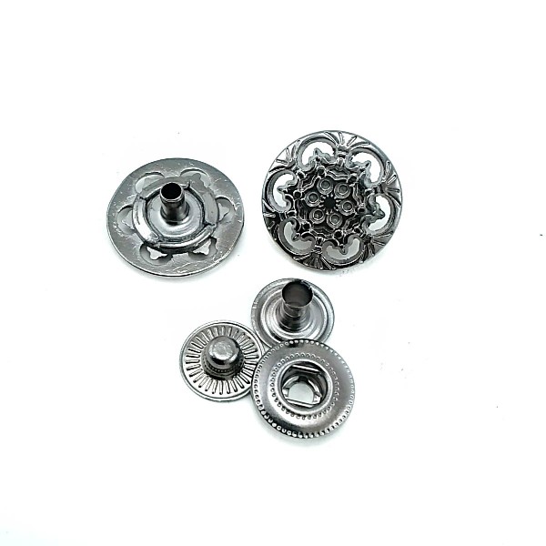 Snap Button Coat and Bag Snap Fasteners Aesthetic Design 18 mm 28 L E 203