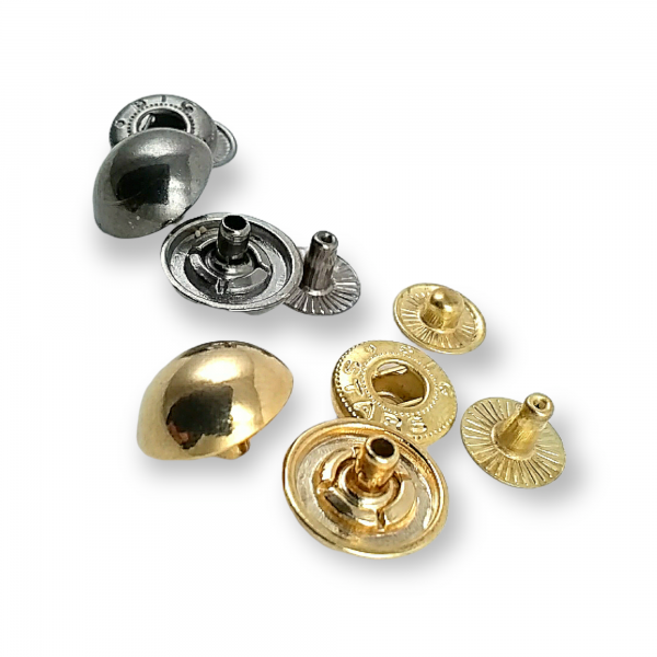 Çıtçıt Düğme Top Düğme Metal 15 mm - 20 boy E 204