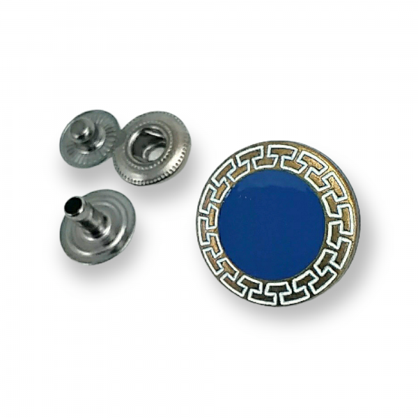 Enamel Snap Button 22 mm - 36 L  Jacket and Coat Button E 421 MN V1